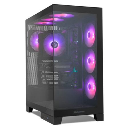 CAJA NOX HUMMER GLOCK SEMITORRE ATX FRAMELESS NEGRO