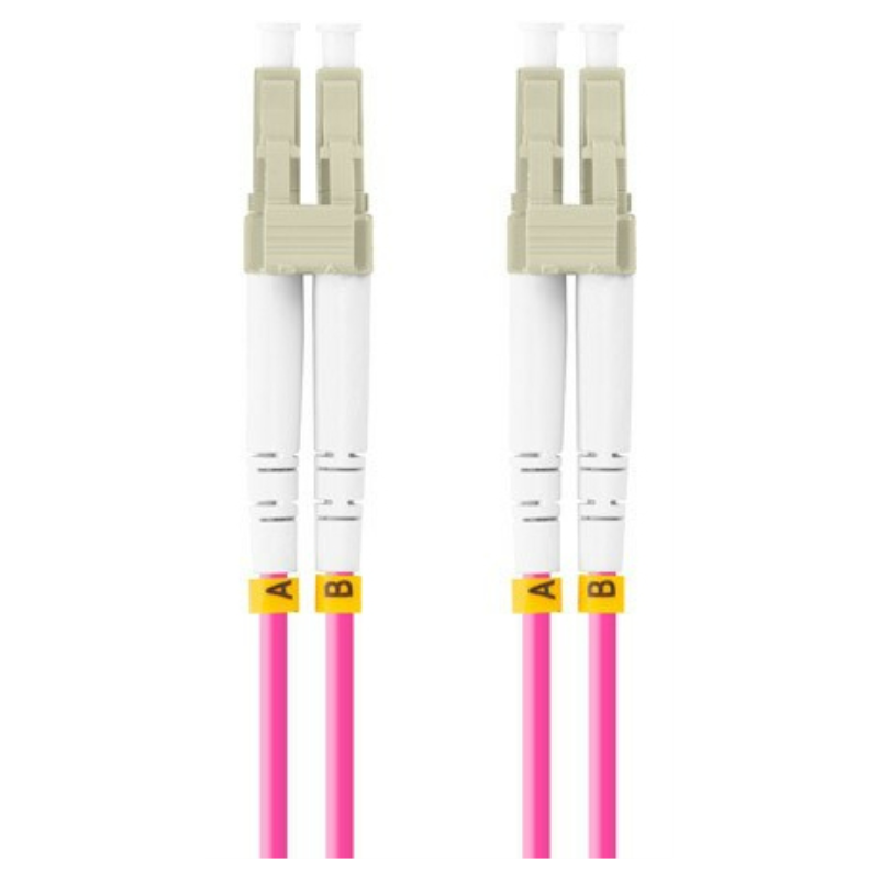 CABLE FIBRA OPTICA LANBERG 05 M MULTI LC UPC LC UPC DUPLEX OM4 50 125 LSZH VI