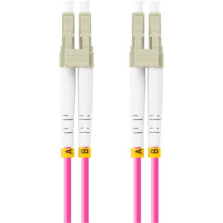 CABLE FIBRA OPTICA LANBERG 05 M MULTI LC UPC LC UPC DUPLEX OM4 50 125 LSZH VI