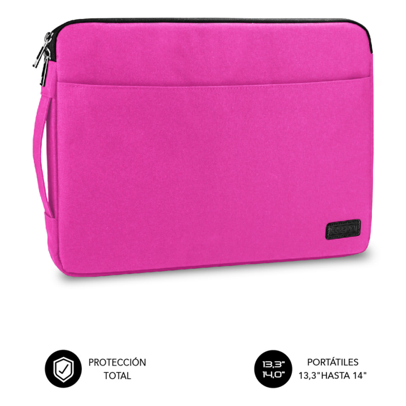 FUNDA PORTATIL SUBBLIM URBAN LAPTOP SLEEVE 133 14 PINK