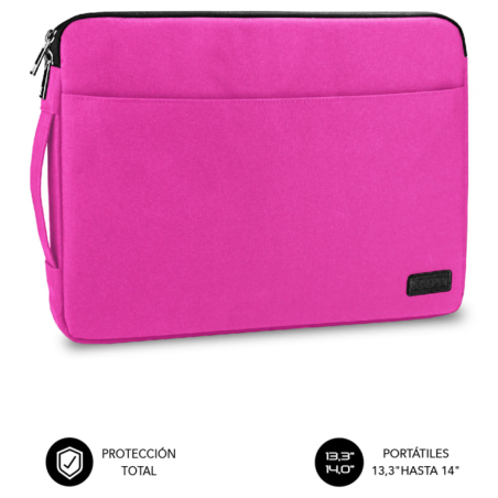 FUNDA PORTATIL SUBBLIM URBAN LAPTOP SLEEVE 133 14 PINK