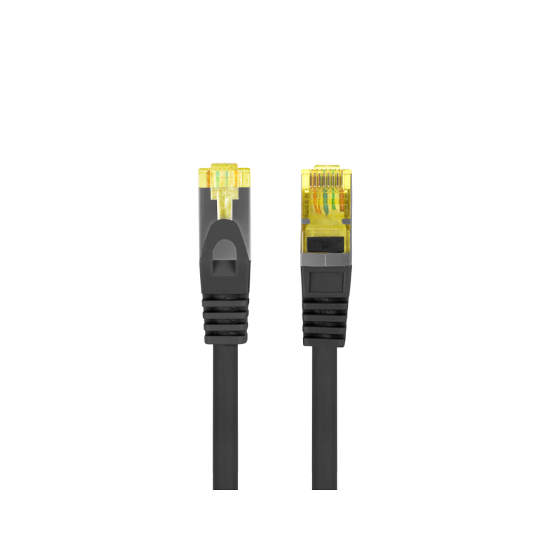 CABLE RED LANBERG LATIGUILLO CAT6A S FTP LSZH CU 2M NEGRO FLUKE PASSED