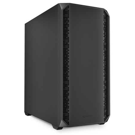 CAJA GAMING SHARKOON AK2 ATX NEGRO 2XVENT 120MM 1XUSBC SN FUENTE