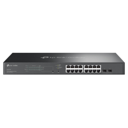 SWITCH TP LINK 18 PORT GIGABIT SMART 16 PORT POE
