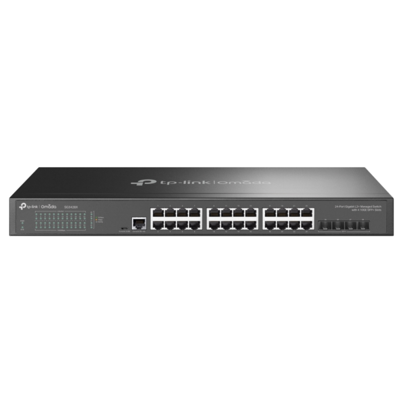 SWITCH TP LINK OMADA TL SG3428X L2 24x1G 4xSFP