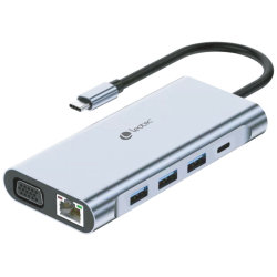 LEOTEC DOCKING STATION 11 1 1USB C PD100 3USB30 1USB C 1 HDMI 1VGA 1TJSD MCSD