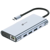LEOTEC DOCKING STATION 11 1 1USB C PD100 3USB30 1USB C 1 HDMI 1VGA 1TJSD MCSD