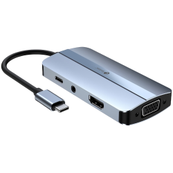 LEOTEC DOCKING STATION 7EN1 1USB C PD100 1USB30 1USB C 1USB20 1HDMI