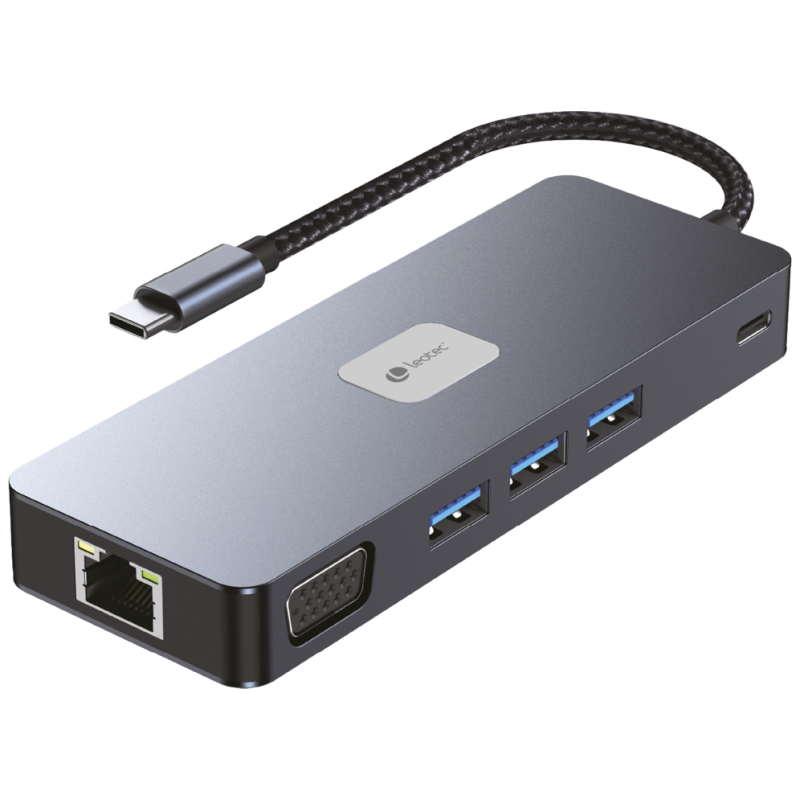 LEOTEC DOCKING STATION 11 1 PLUS 1USB C PD100 3USB32 HDMI VGA GGL LECTJSD MCSD