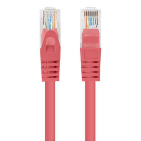 CABLE RED LANBERG LATIGUILLO CAT6 UTP 75M ROJO FLUKE PASSED