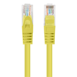 CABLE RED LANBERG LATIGUILLO CAT6 UTP 75M AMARILLO FLUKE PASSED