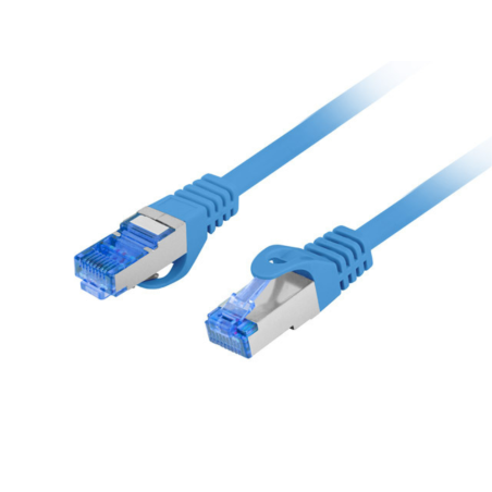 LATIGUILLO LANBERG CAT6A S FTP LSZH CCA 025M FLUKE PASSED AZUL