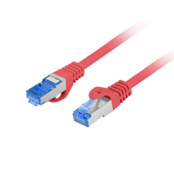 CABLE RED LANBERG LATIGUILLO CAT6A S FTP LSZH CCA 025M ROJO FLUKE PASSED