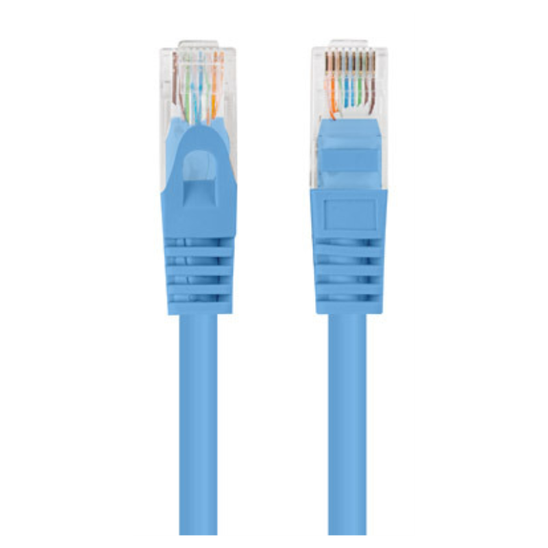 CABLE RED LANBERG LATIGUILLO CAT6 UTP 75M AZUL FLUKE PASSED