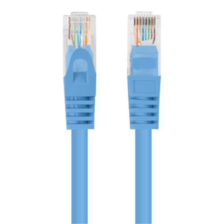 CABLE RED LANBERG LATIGUILLO CAT6 UTP 75M AZUL FLUKE PASSED