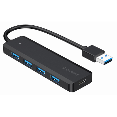 CONCENTRADOR GEMBIRD USB 31 GEN1 DE 4 PUERTOS