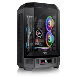 CAJA THERMALTAKE THE TOWER T300 BLACK ATX 2XUSB 30 SIN FUENTE NEGRO
