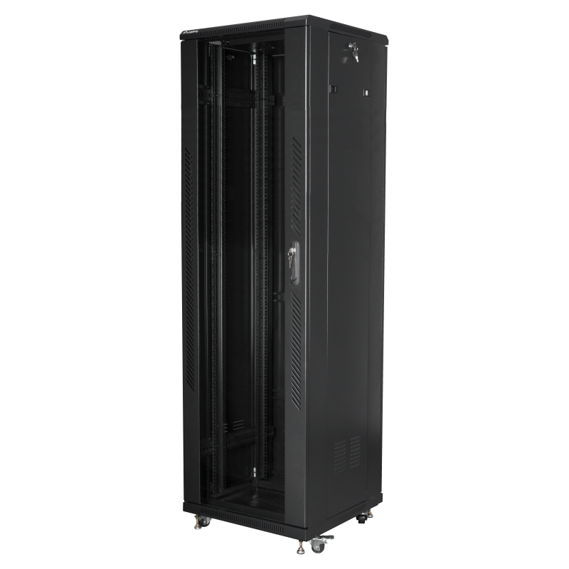 ARMARIO LANBERG RACK 19 42U 600X600 FLAT PACK BLACK NEGRO