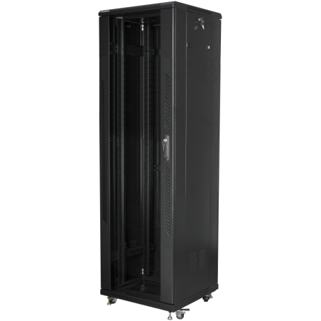 ARMARIO LANBERG RACK 19 42U 600X600 FLAT PACK BLACK NEGRO