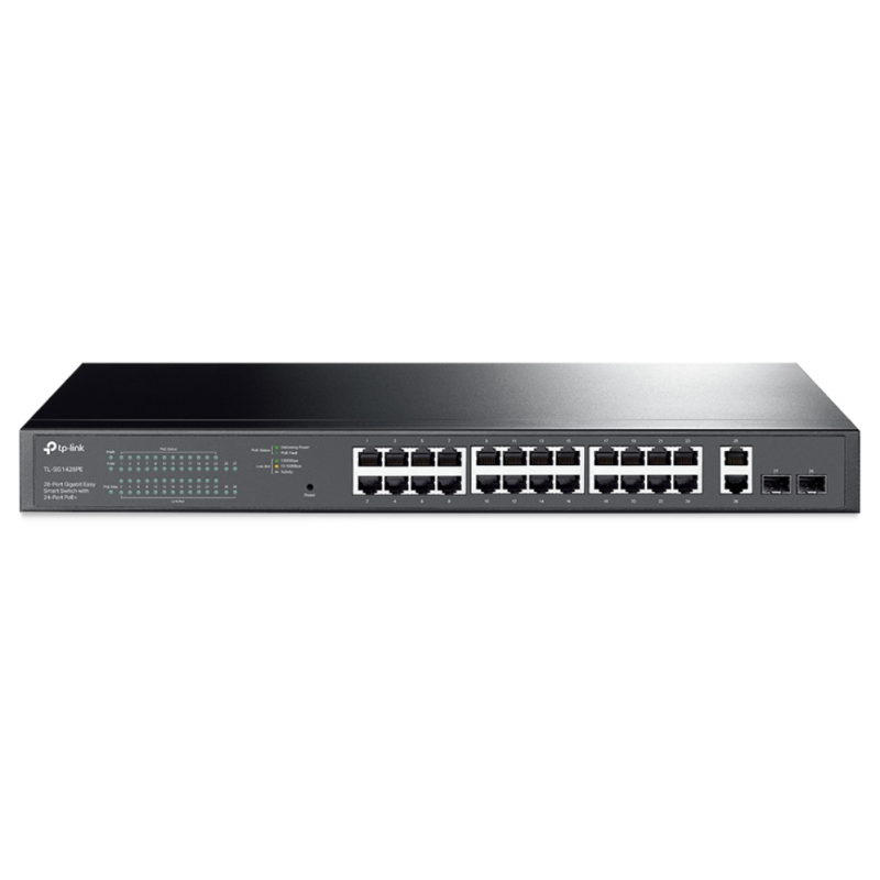 SWITCH TP LINK TL SG1428PE EASY SMART 28x1G POE 250W