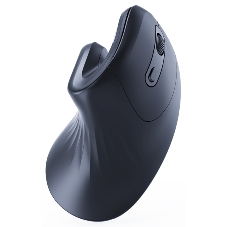 RATON OPTICO INALAMBRICO GEMBIRD ERGONOMICO DE 6 BOTONES NEGRO