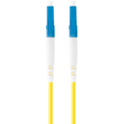 CABLE DE FIBRAOPTICA LANBERG 10M MONO LC UPC LC UPC SIMPLEX G657A1 LSZH AMARILL