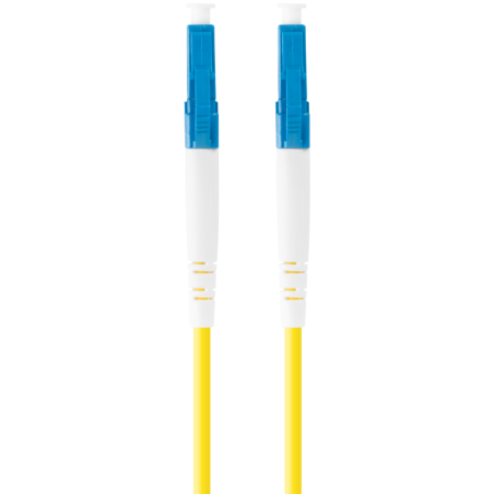 CABLE DE FIBRAOPTICA LANBERG 10M MONO LC UPC LC UPC SIMPLEX G657A1 LSZH AMARILL