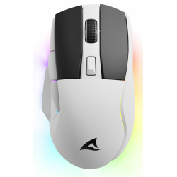RATON GAMING SHARKOON SKILLER SGM50W BLANCO