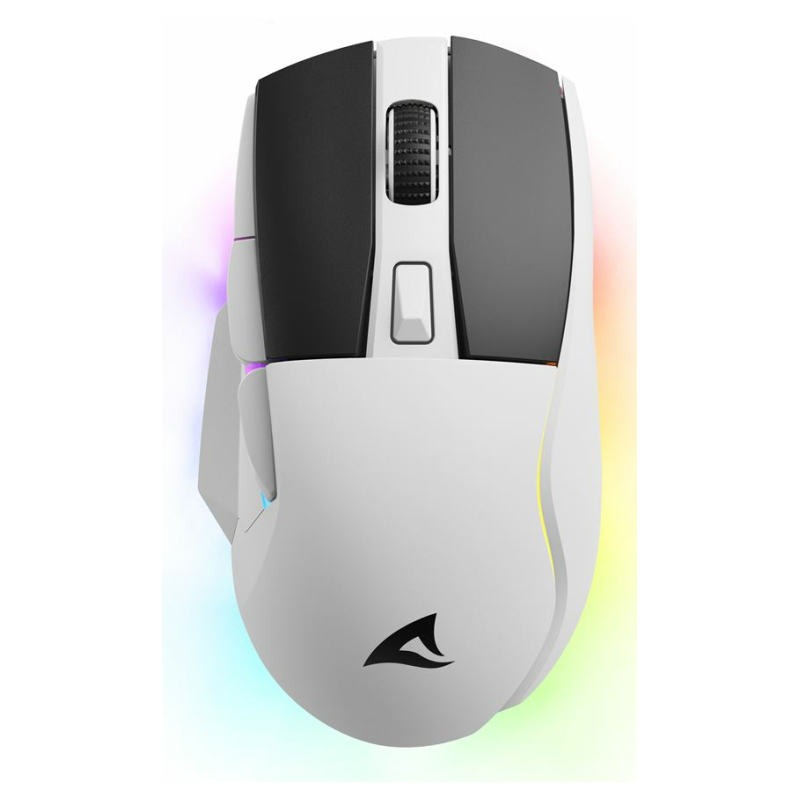RATON GAMING SHARKOON SKILLER SGM50W BLANCO