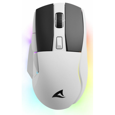 RATON GAMING SHARKOON SKILLER SGM50W BLANCO