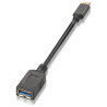 CABLE AISENS USB 31 GEN1 5GBPS 3A TIPO USB C M A H 15CM NEGRO