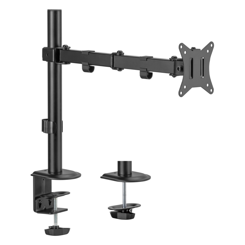 SOPORTE MONITOR AISENS MESA GIRATORIO E INCLINABLE MONITOR TV 9KG 17 32 NEGRO