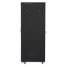 ARMARIO LANBERG RACK 19 27U 800X1000 FLAT PACK NEGRO PUERTA DE CRISTAL CON LCD