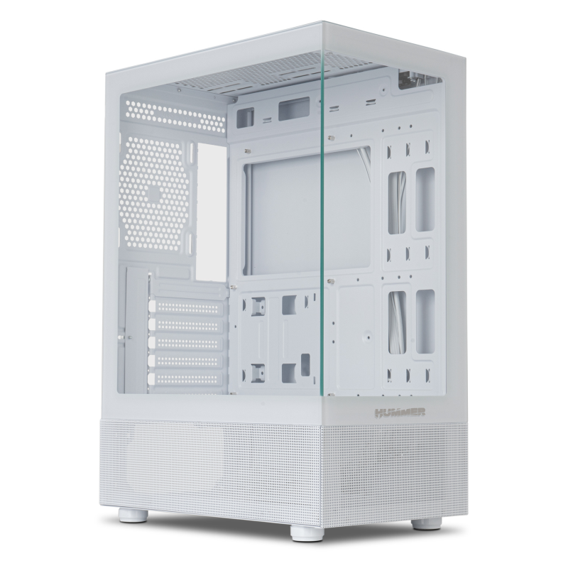 CAJA NOX HUMMER VISION SEMITORRE COMPACTA BLANCA USB30