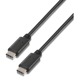 CABLE AISENS USB 20 3A TIPO USB C M USB C M NEGRO 10M