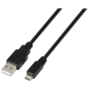 CABLE AISENS USB 20 TIPO A M MICRO B M NEGRO 18M