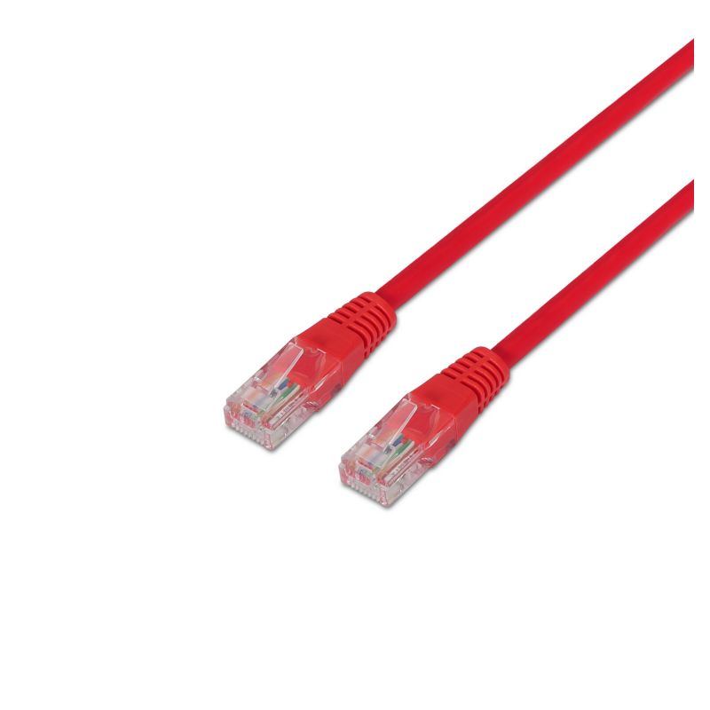 CABLE DE RED AISENS LATIGUILLO RJ45 CAT6 UTP AWG24 ROJO 05M