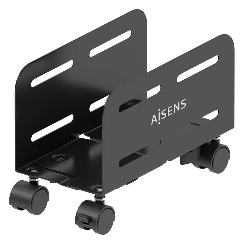 SOPORTE AISENS CPU METALICO AJUSTABLE DE SUELO NEGRO