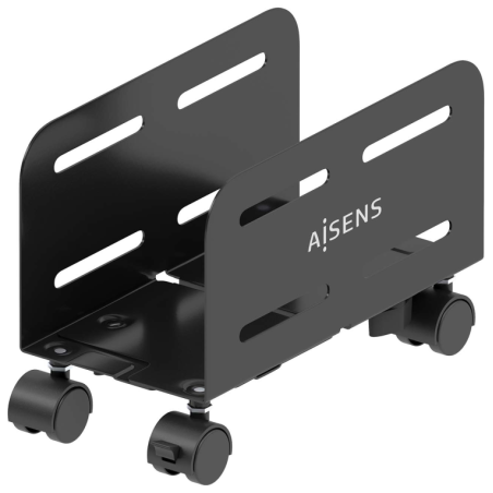 SOPORTE AISENS CPU METALICO AJUSTABLE DE SUELO NEGRO