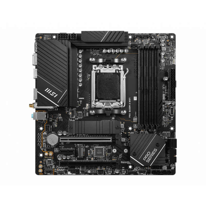 PLACA BASE MSI PRO B650M A WIFI AM5 MATX 4XDDR5
