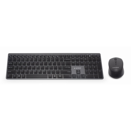 KIT INALAMBRICO TECLADO RATON RETROILUMINADO PRO BUSINESS SLIM DISENO PT NEGRO