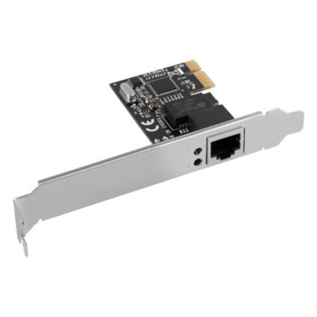 TARJETA RED LANBERG ETHERNET RJ45 PCI E 1 PUERTO GIGABIT LP