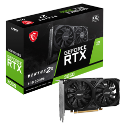 TARJETA GRAFICA MSI RTX 3050 VENTUS 2X E 6GB OC