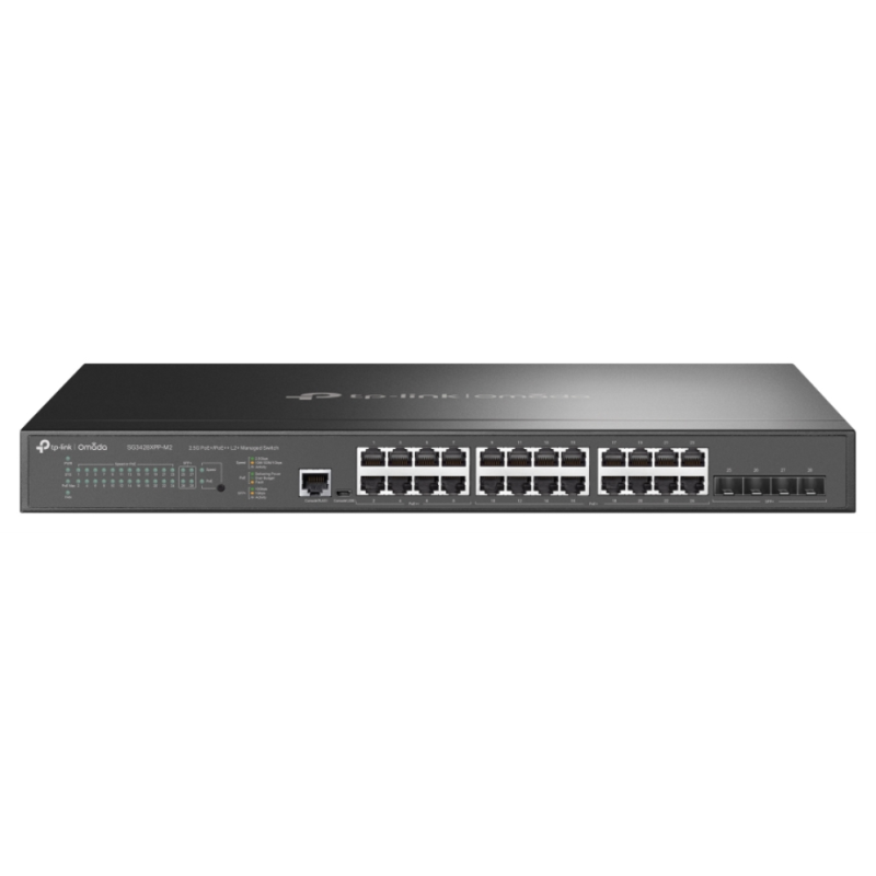 SWITCH OMADA TP LINK TL SG3428XPP M2 24 PORT 10GB SFP L2 POE