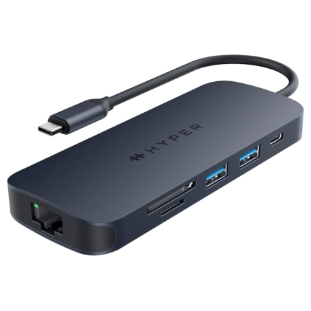 HYPER DRIVE ECOSMART GEN2 UNIVERSAL USB CR 8 IN 1 HUB W 140 W PD31