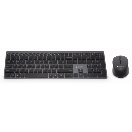 KIT INALAMBRICO TECLADO RATON RETROILUMINADO PRO BUSINESS SLIM DISENO ES NEGRO