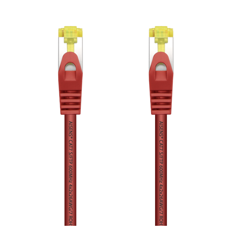 CABLE RED AISENS LATIGUILLO RJ45 LSZH CAT7 SFTP PIMF 20M ROJO