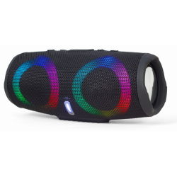 ALTAVOZ PORTATIL GEMBIRD SPK BT LED 02 10W BLUETOOTH NEGRO