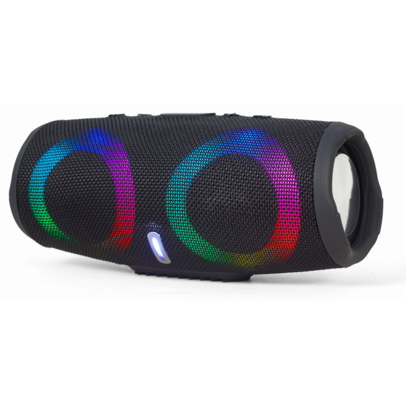 ALTAVOZ PORTATIL GEMBIRD SPK BT LED 02 10W BLUETOOTH NEGRO