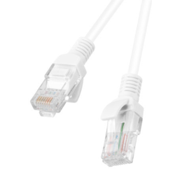 CABLE RED LANBERG LATIGUILLO CAT5E UTP 5M BLANCO FLUKE PASSED